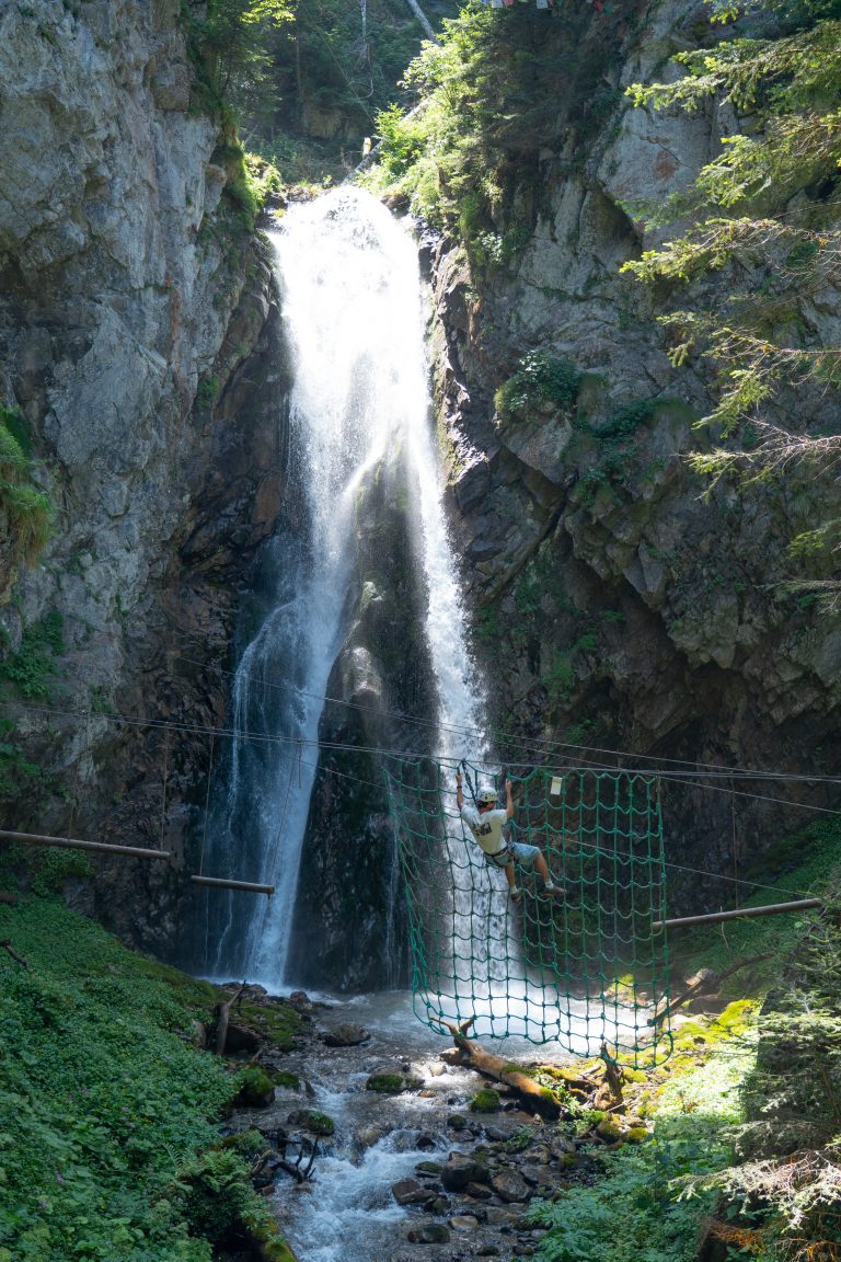accrobranche vertige de l'adour via ferrata escalade payolle tourmalet cascade tyrolienne