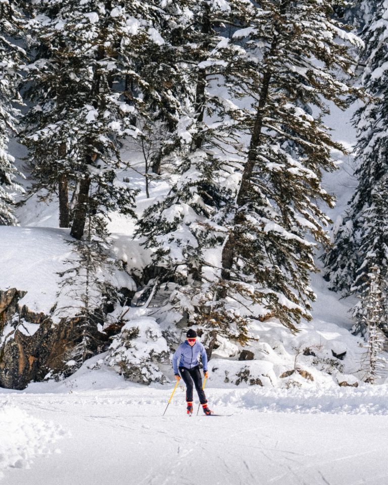 ski de fond marcadau cauterets pont d'espagne hiver